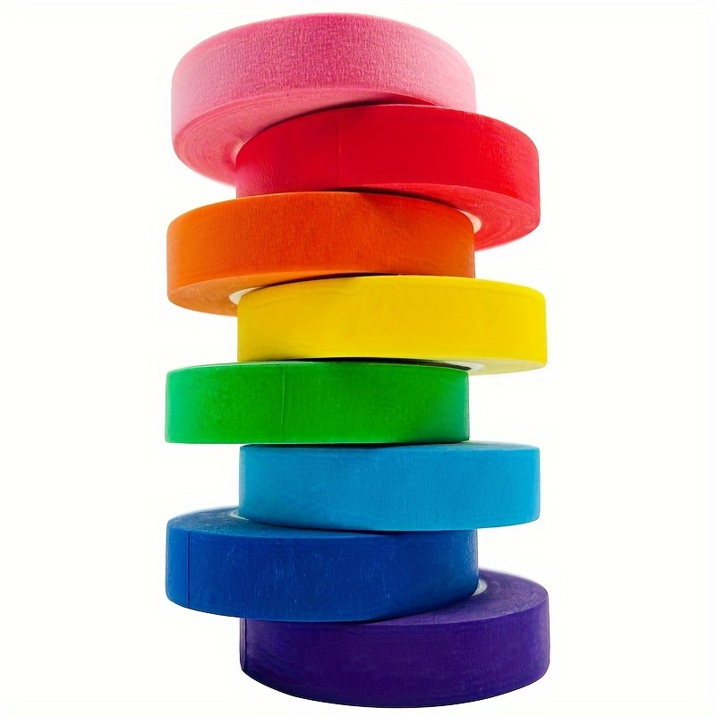 Art X Craft - 6 Rolls of Colored Masking Tape,