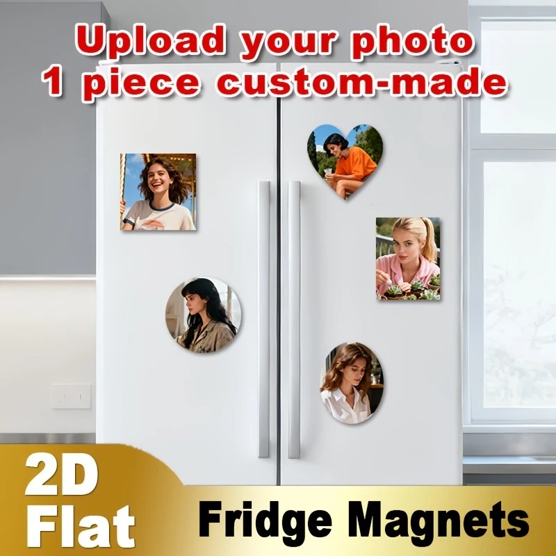 Art Craft Christmas - Custom Photo Fridge Magnet 2D Flat