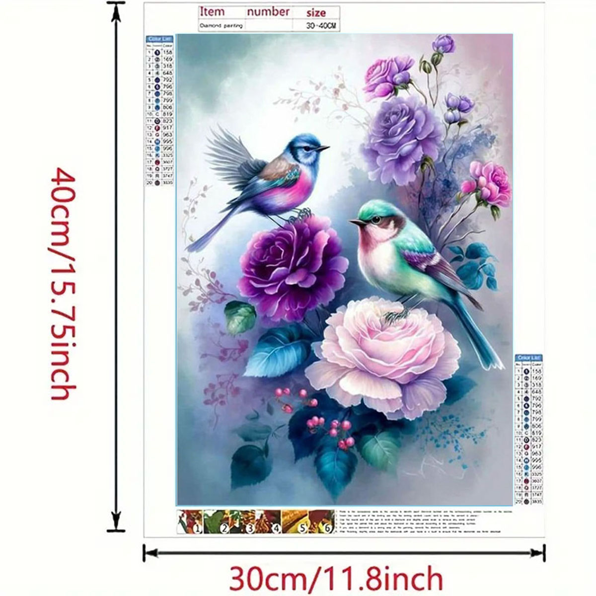 Art Craft Flower - 1 Set of Bird Song Flower