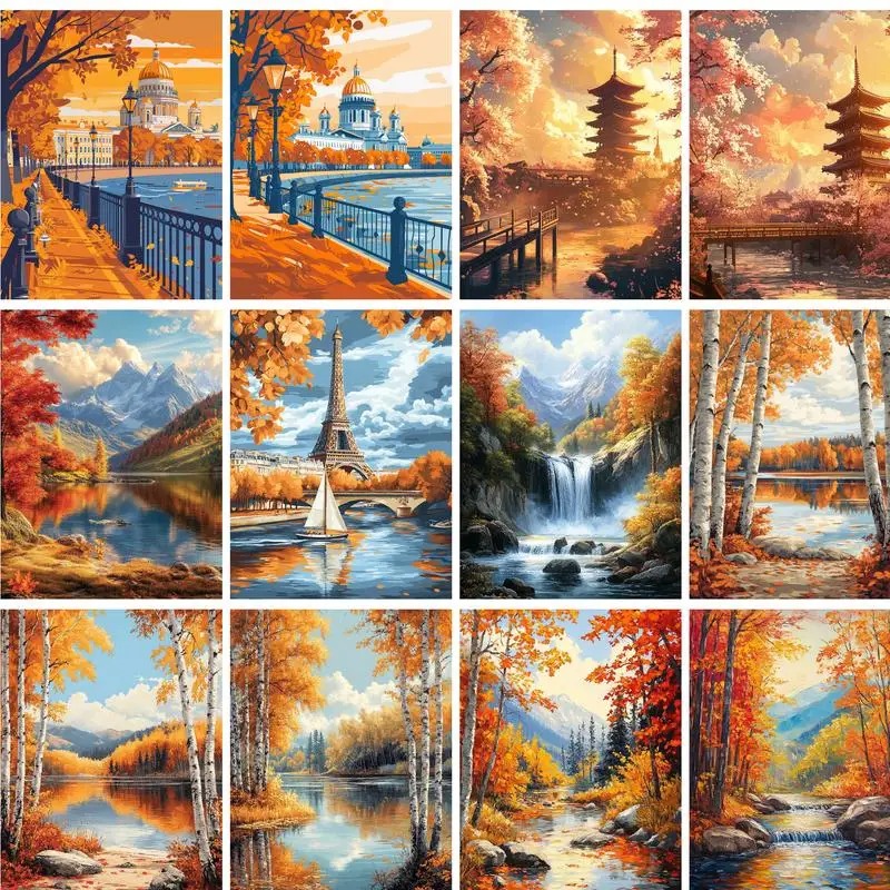 Art And Craft Numbers - 40x50cm Painting By Numbers On Canvas
