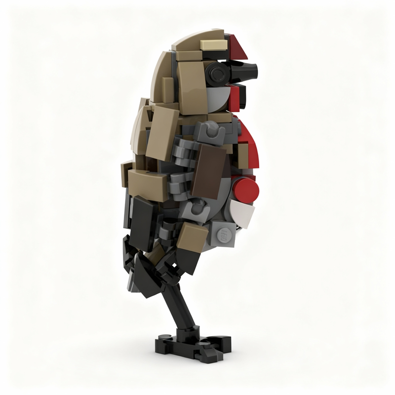 Art Craft Idea - 404pcs MOC Universal Building Set Redpolls