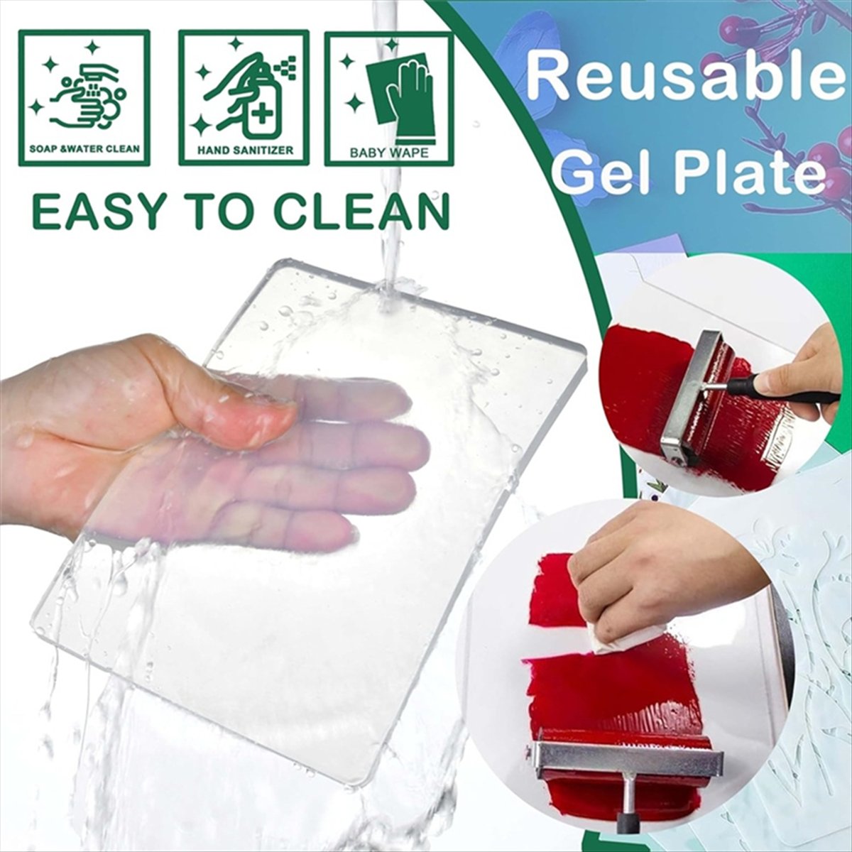 Art X Craft - A77K Reusable Gel Printing Plate -