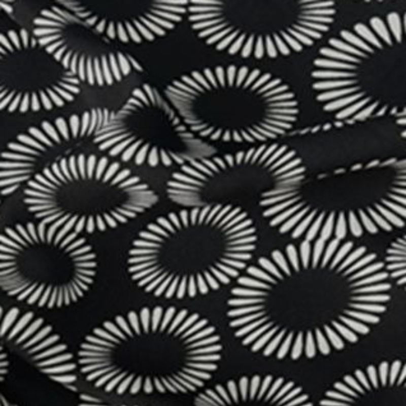 Art X Craft - L100cm X W150cm Black Curtains Fabric