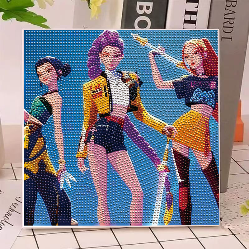 Art Craft Kit - Anime Hunters Gilrs Lumi Mila Zoi