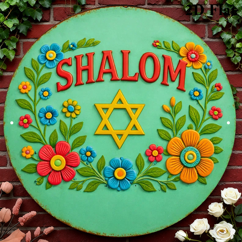 Art & Craft Photos - CIFBUY Shalom Star of David Aluminum