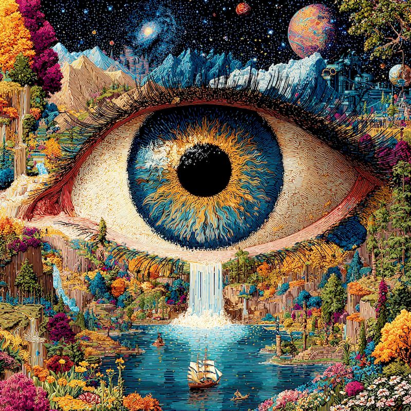 Art Craft Idea - GATYZTORY Eyes Painting By Numbers Handpainted