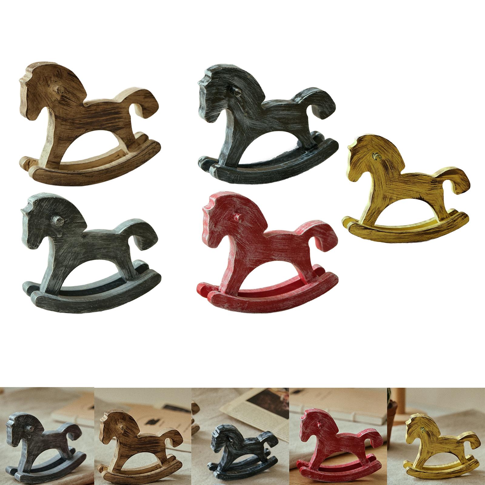 Wooden Rocking Horse Home Acce - Art Craft Horse review and price