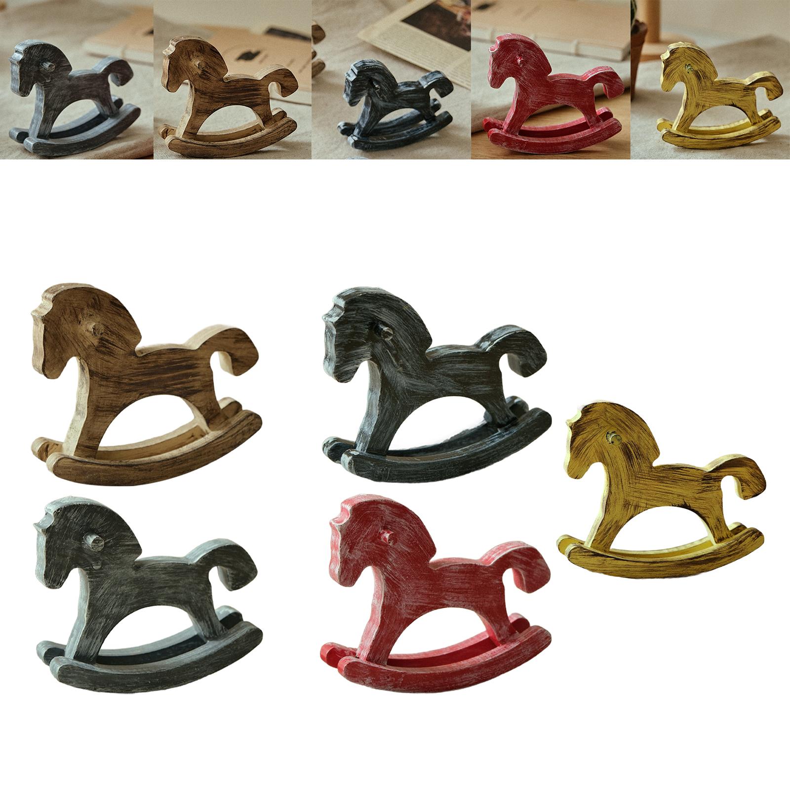Wooden Rocking Horse Home Acce - Art Craft Horse review and price