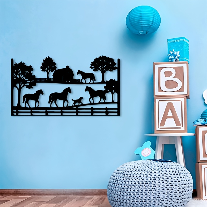 CIFBUY Metal Wall Art Horse Fa - Art Craft Horse review and price