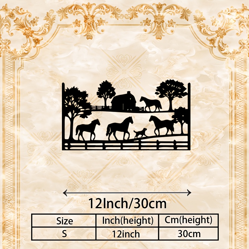 CIFBUY Metal Wall Art Horse Fa - Art Craft Horse review and price