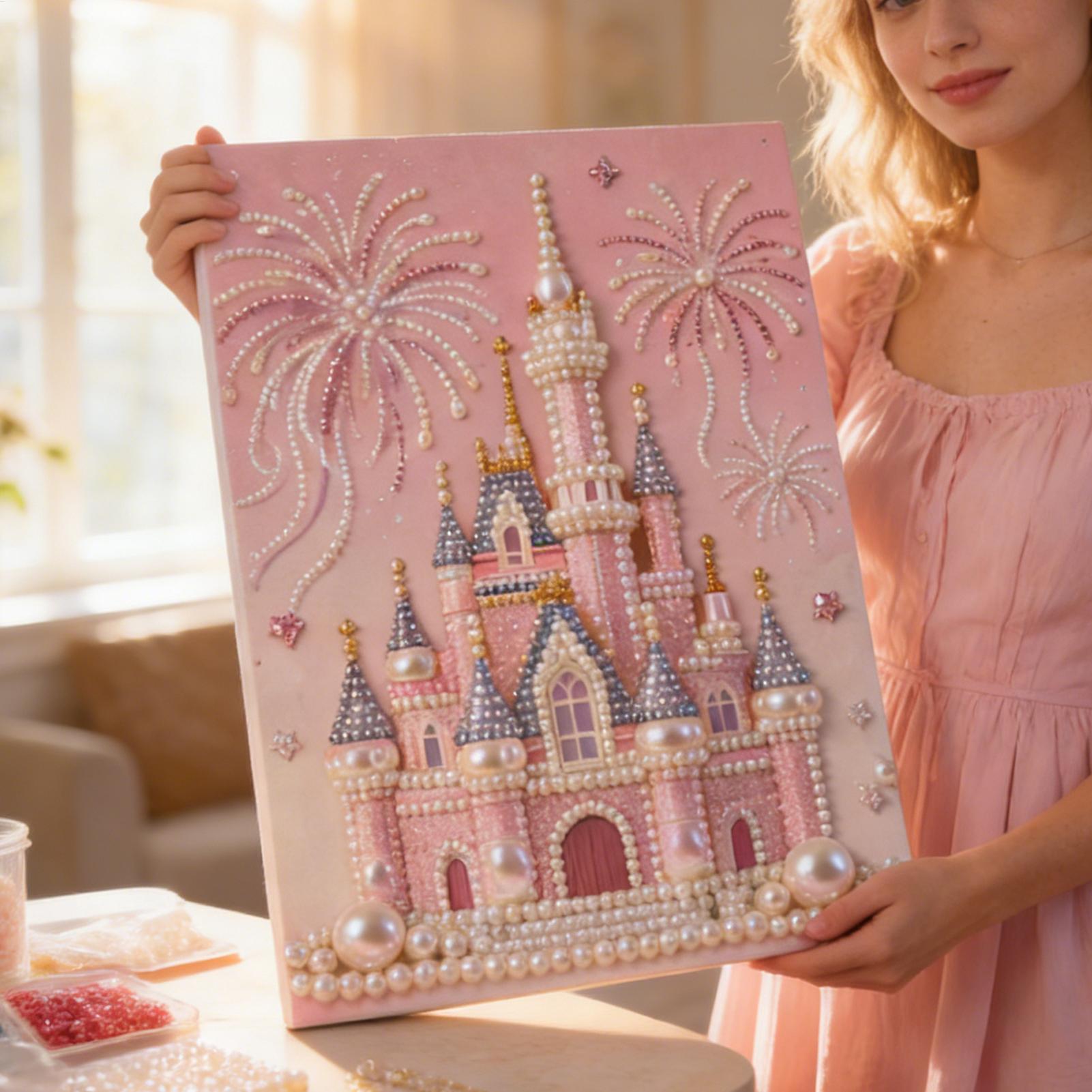 DIY Pearl Painting Kit Beaded  - Art Craft Holiday review and price