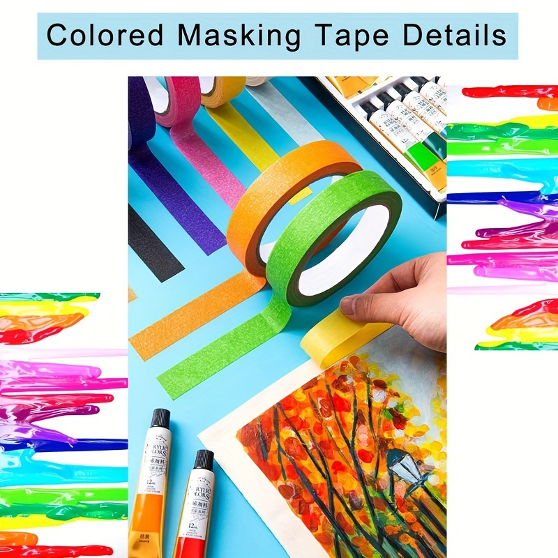 6 Rolls of Colored Masking Tap - Art X Craft review and price