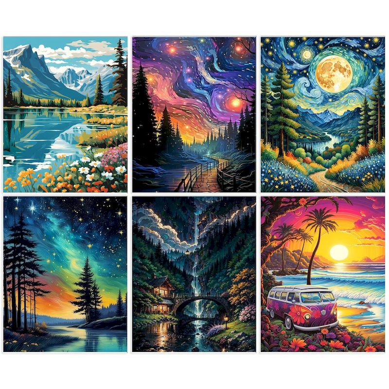 GATYZTORY 40x50cm Painting By  - Art And Craft Numbers review and price