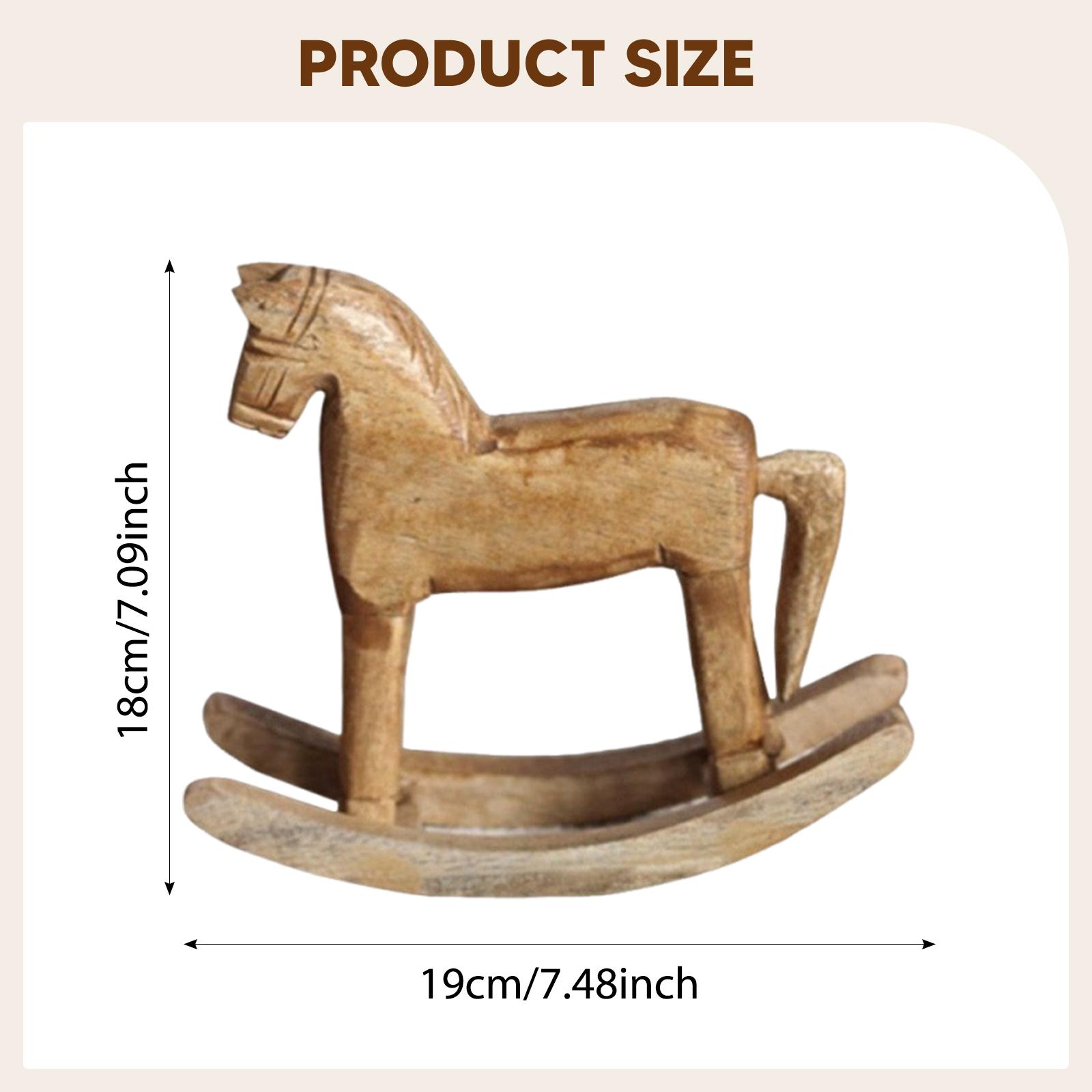 Wooden Horse Statue Decorative - Art Craft Horse review and price