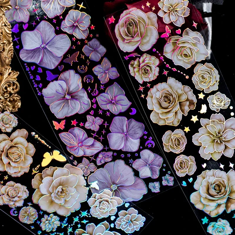 3pcs/pack Flowers Flat Sticker - Art Craft Stationery review and price