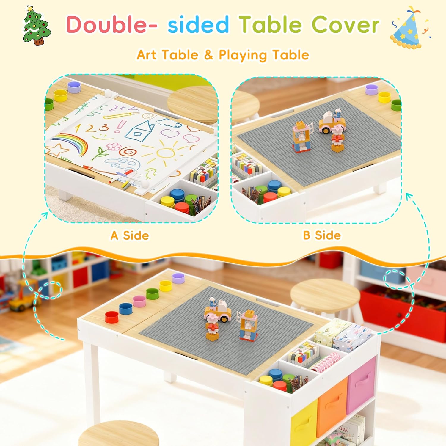 Kids Art Table and 2 Chairs Se - Art X Craft review and price