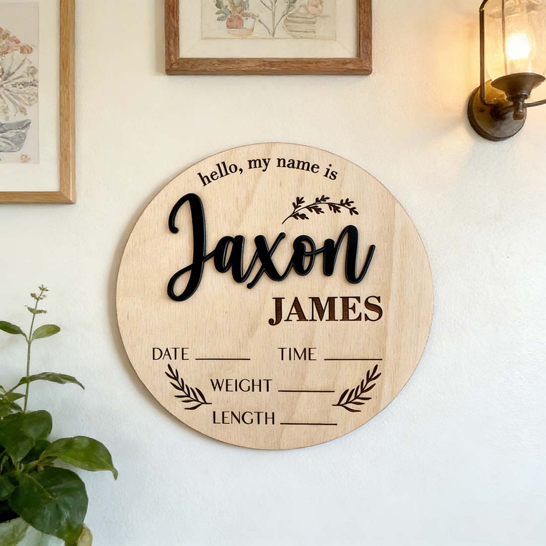 1Pc Custom Baby Announcement S - Art Craft Christmas review and price