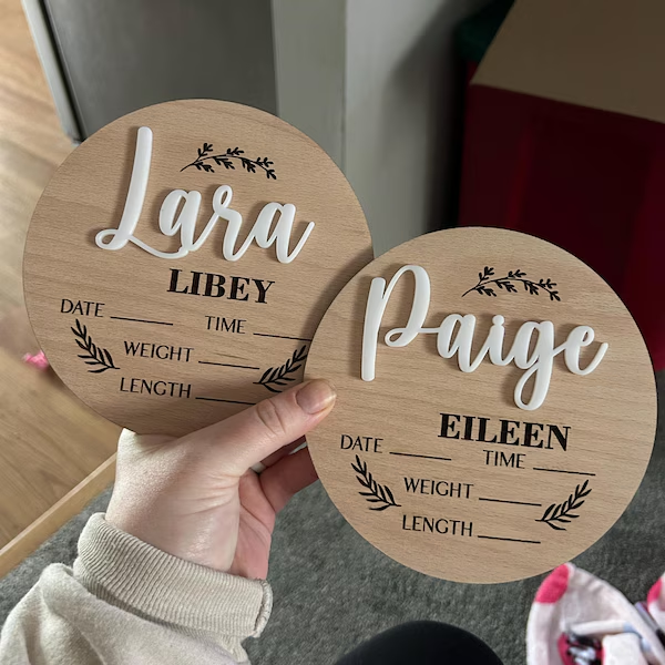 1Pc Custom Baby Announcement S - Art Craft Christmas review and price
