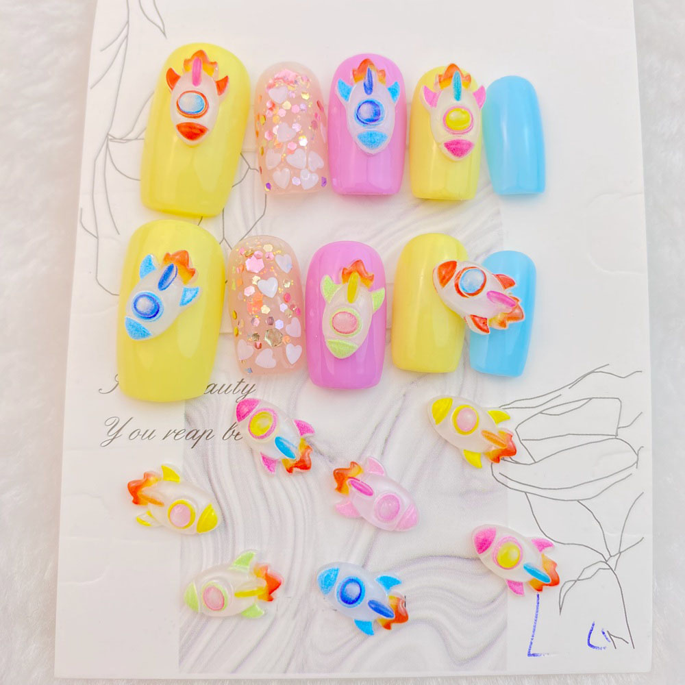 50Pcs New Mixed Nail Art Resin - Art And Craft Rocket review and price