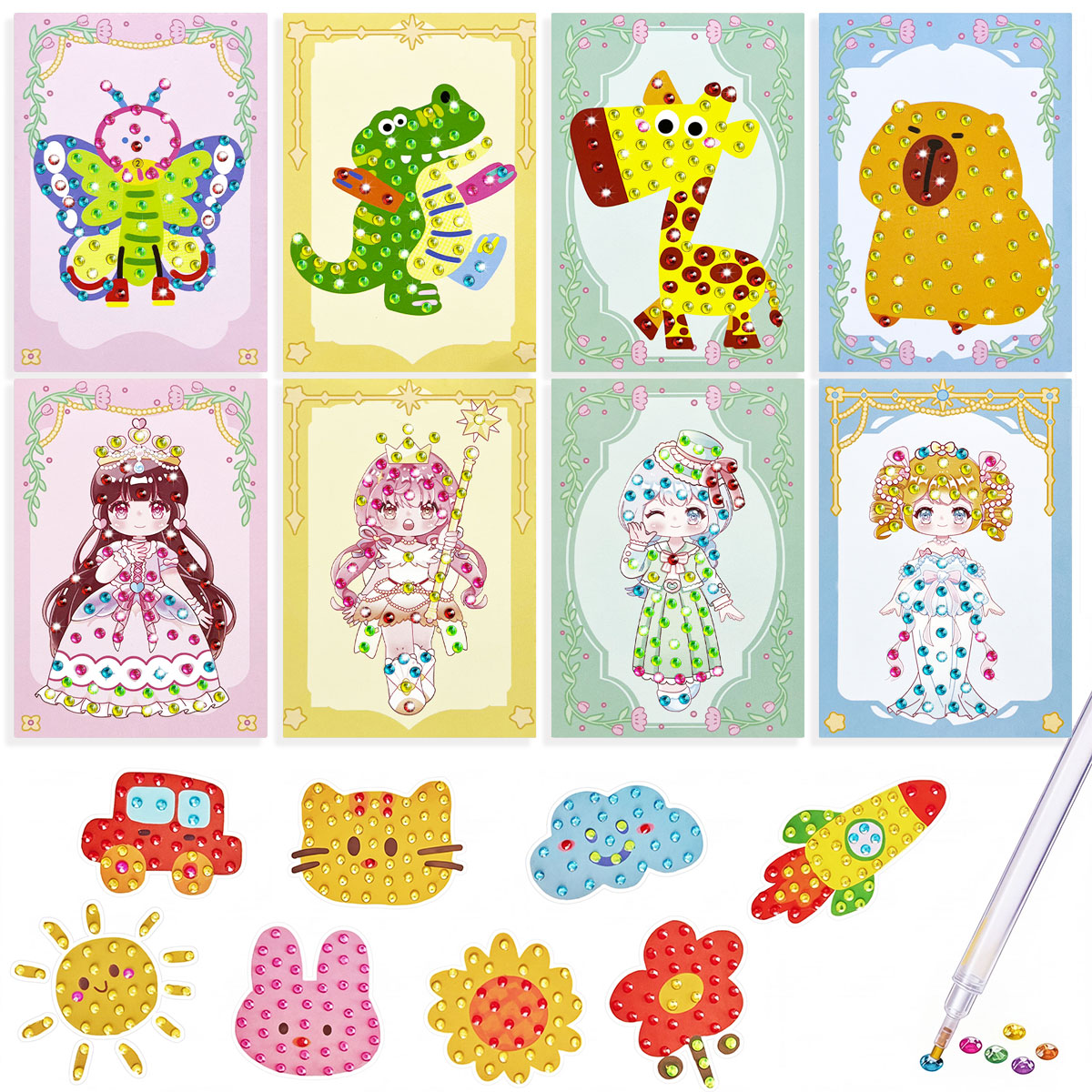 16 Pcs Gem Kit DIY Arts Crafts - Art And Craft Numbers review and price