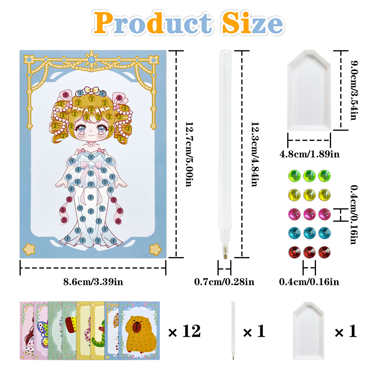 16 Pcs Gem Kit DIY Arts Crafts - Art And Craft Numbers review and price