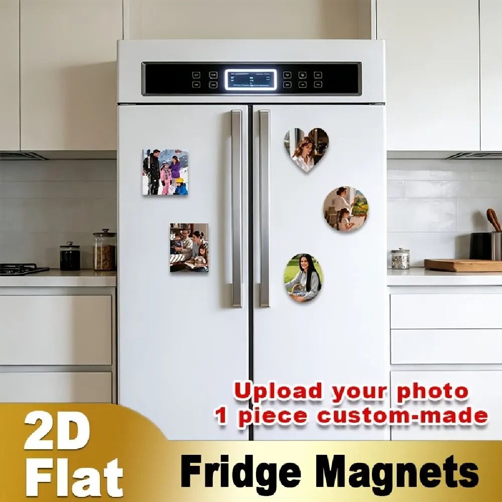 Custom Photo Fridge Magnet 2D  - Art Craft Christmas review and price