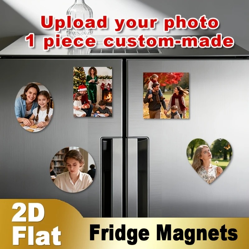 Custom Photo Fridge Magnet 2D  - Art Craft Christmas review and price