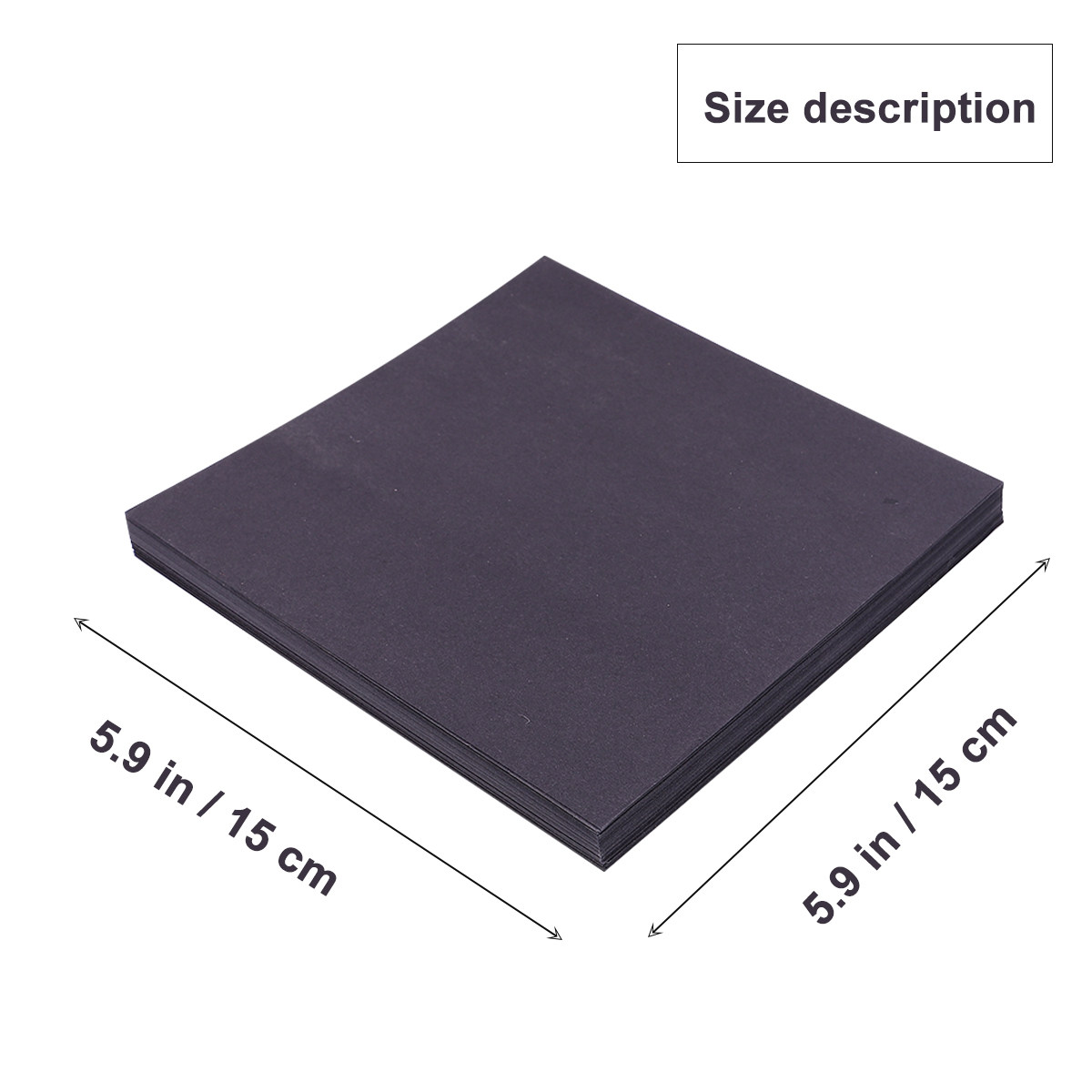 100Pcs Black Square Folding Pa - Art Craft Using Paper review and price