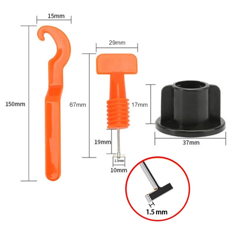 51Pcs Floor Tile Leveling Syst - Mosaic Tile Supply review and price