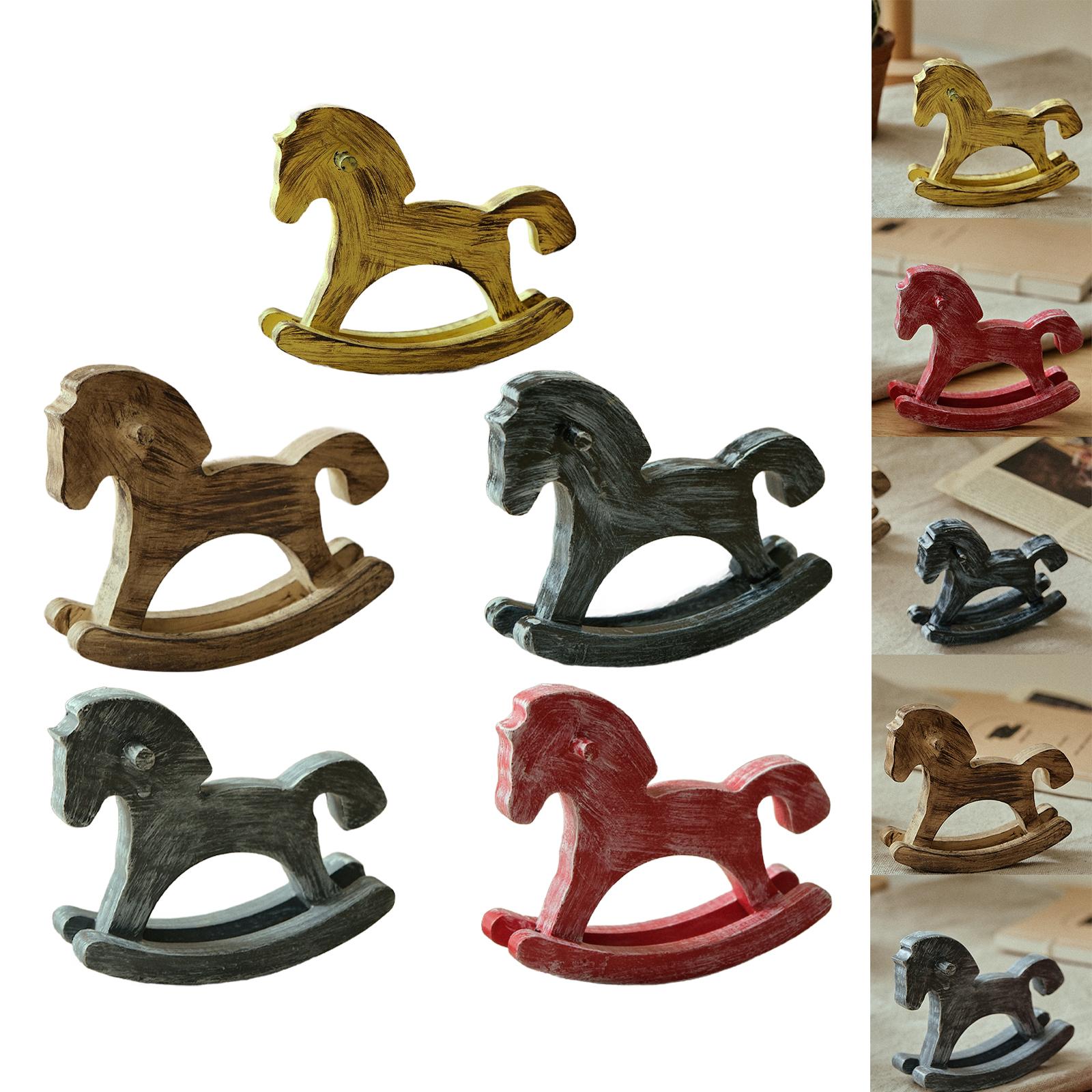 Wooden Rocking Horse Home Acce - Art Craft Horse review and price