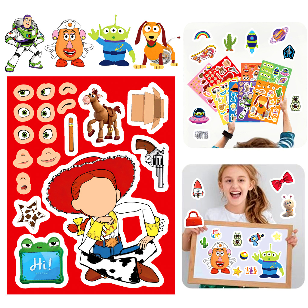 Toy Story 5 Make a Face Sticke - Art Craft Christmas review and price