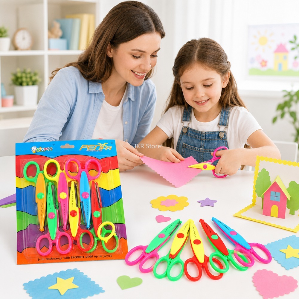 Decorative Wavy Scissors 6Pcs/ - Art Craft Using Paper review and price