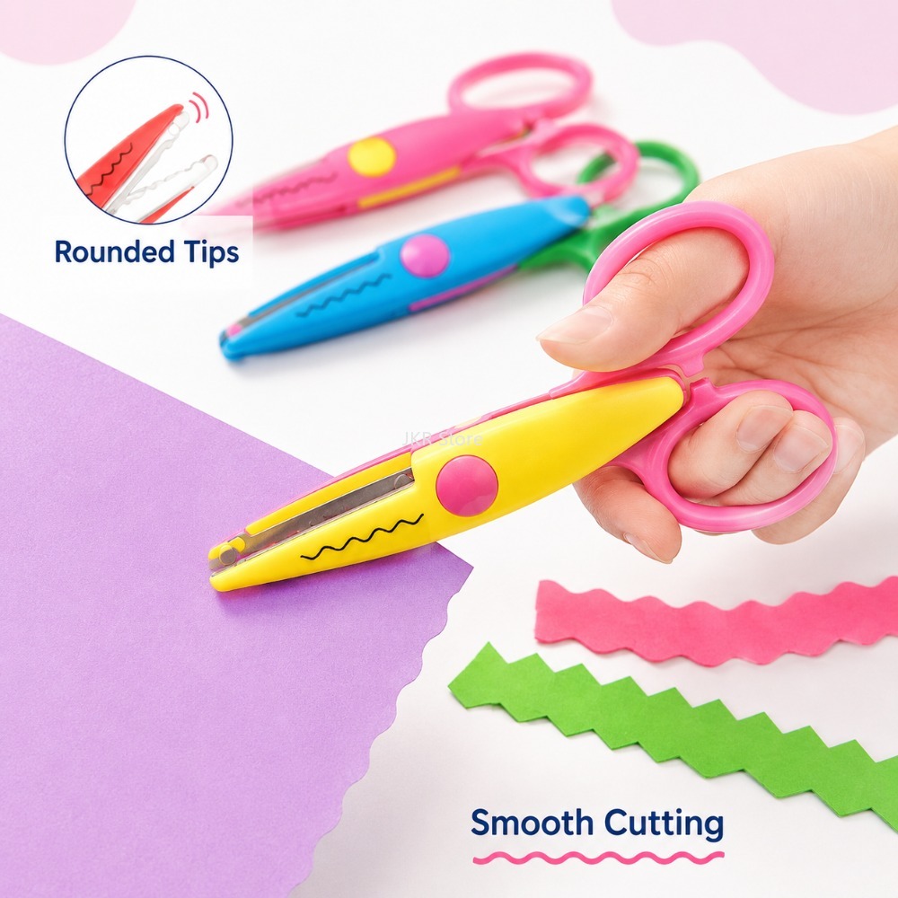 Decorative Wavy Scissors 6Pcs/ - Art Craft Using Paper review and price