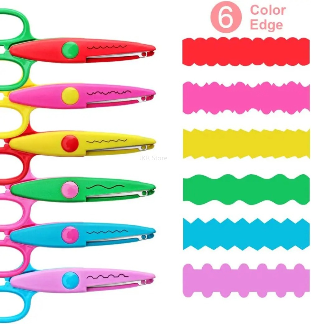 Decorative Wavy Scissors 6Pcs/ - Art Craft Using Paper review and price