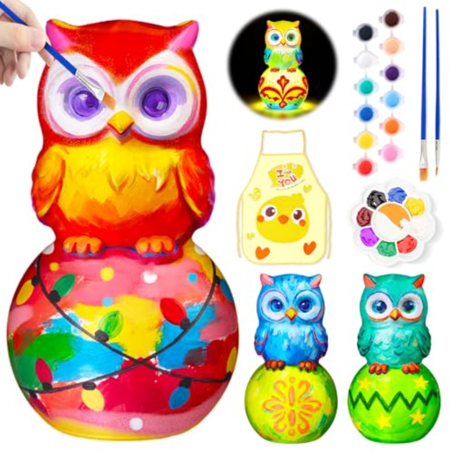 Paint Your Own Lamp Kit, Arts  - Art Craft Kit review and price