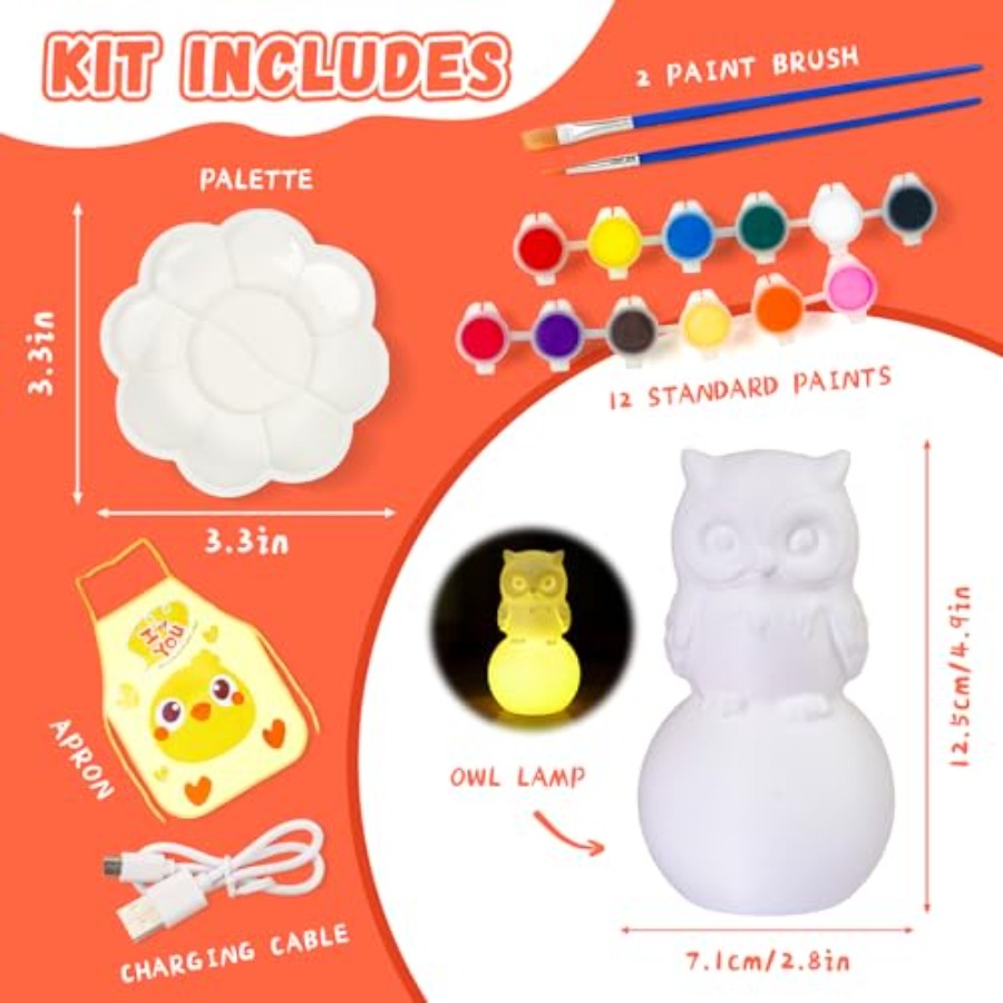 Paint Your Own Lamp Kit, Arts  - Art Craft Kit review and price