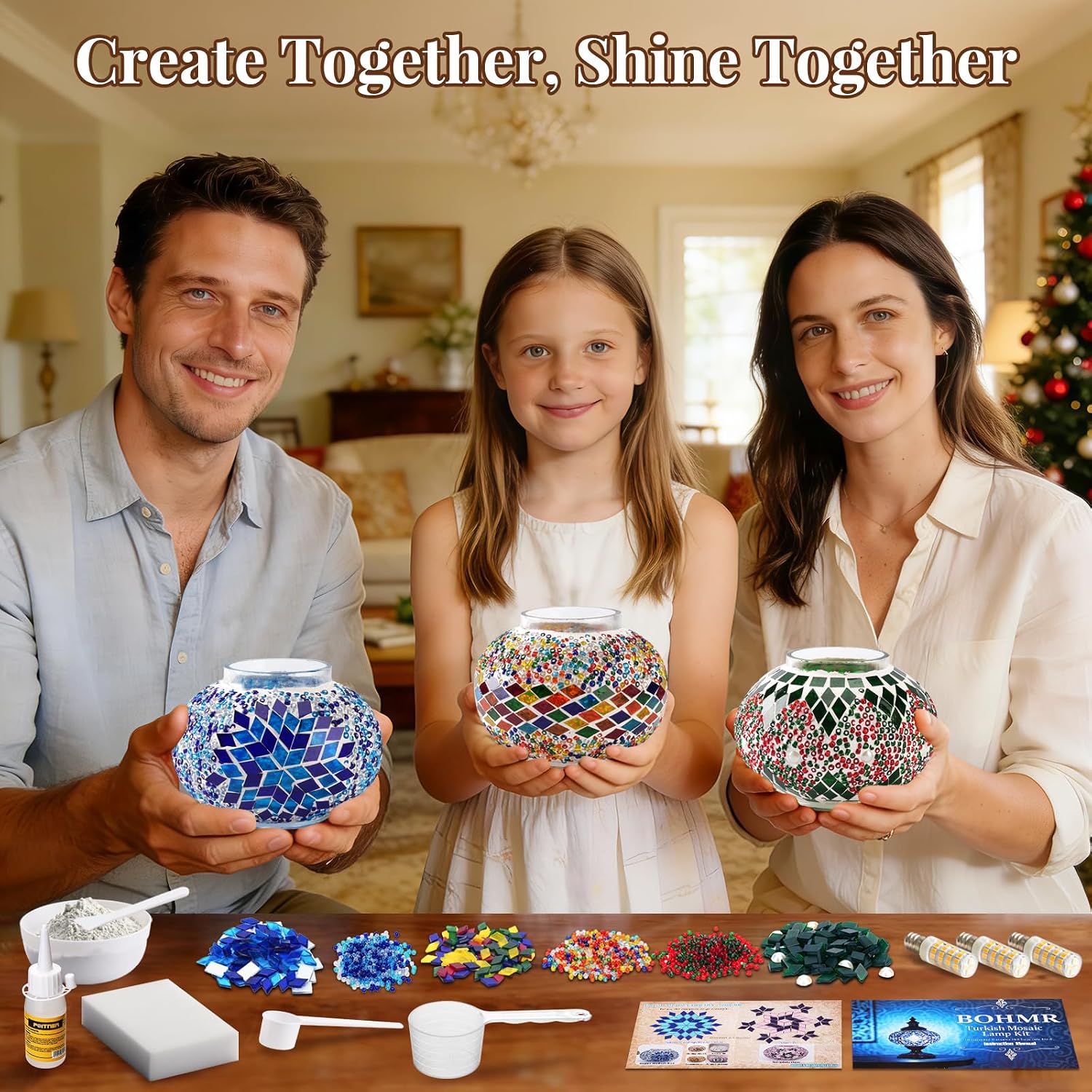 DIY 3 Globe Turkish Mosaic Lam - Art Craft Kit review and price