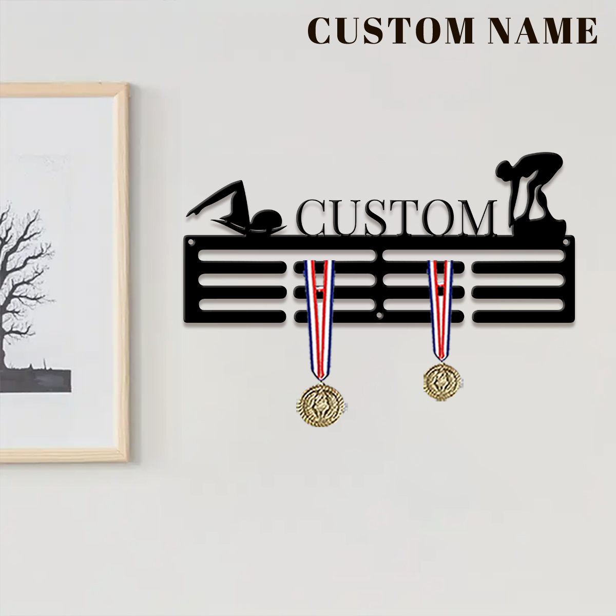 1pc Custom Swimming Metal Meda - Art Craft Christmas review and price