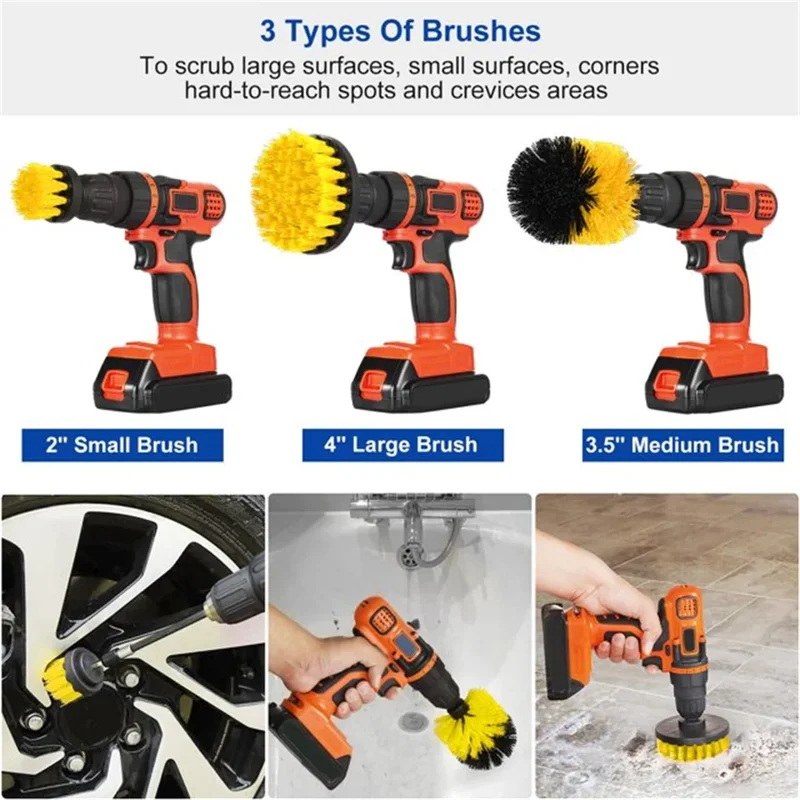 3 pcs/set drill brush set powe - Mosaic Tile Supply review and price