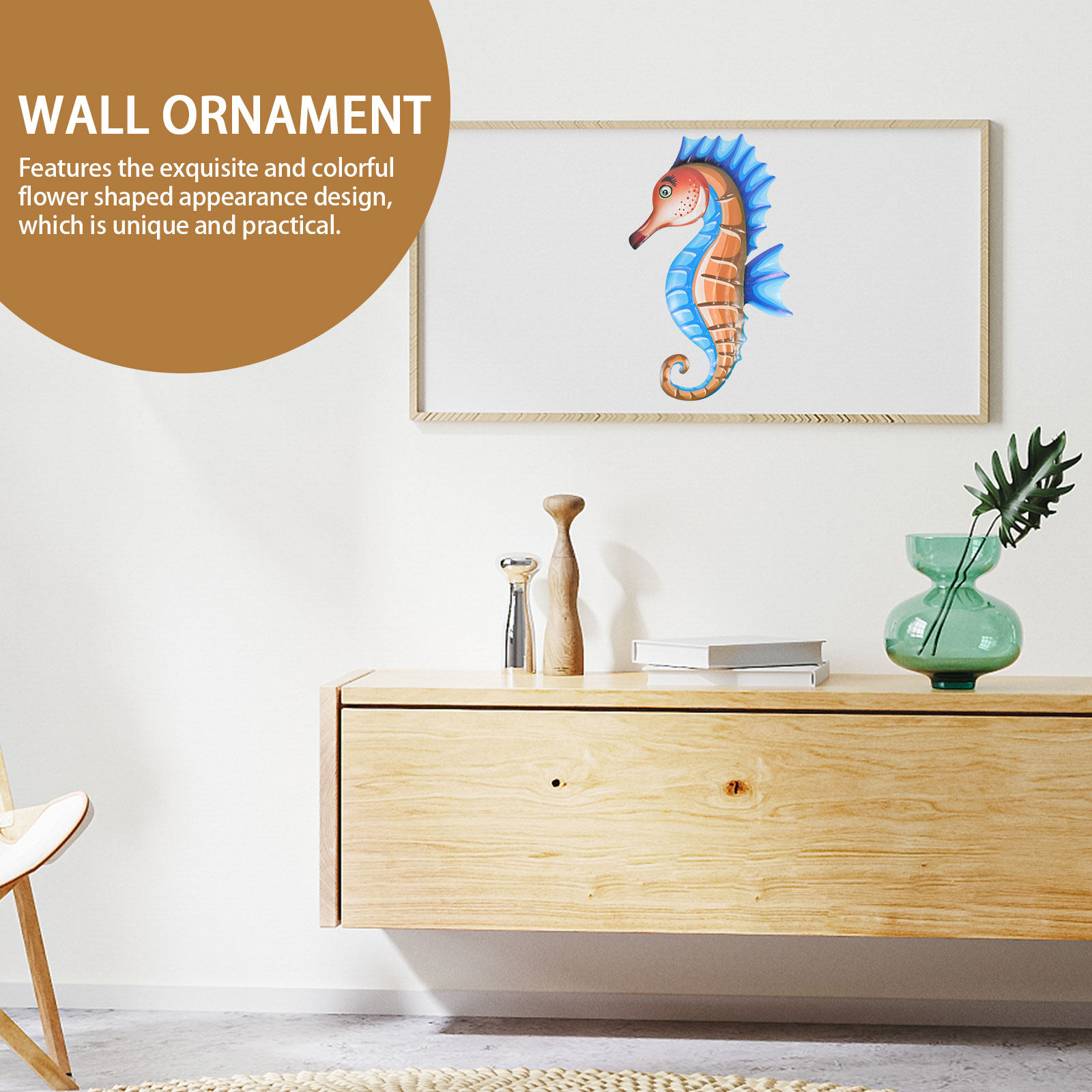 Metal Sea Horse Wall Hanging D - Art Craft Horse review and price