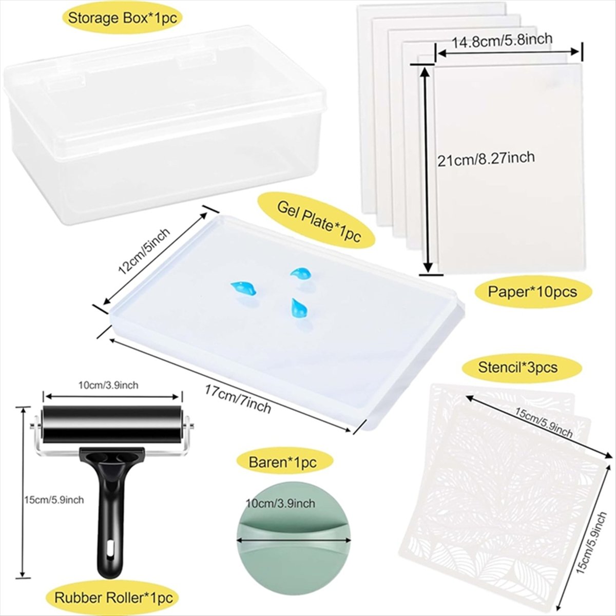 A77K Reusable Gel Printing Pla - Art X Craft review and price