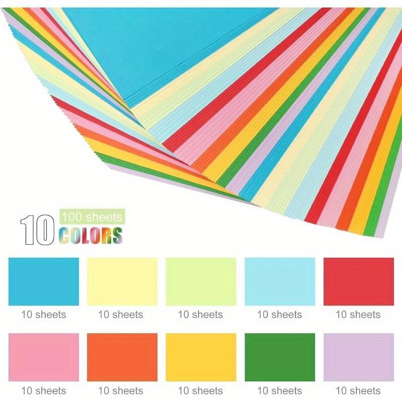100Sheets A4 Colored Cardstock - Art Craft Using Paper review and price