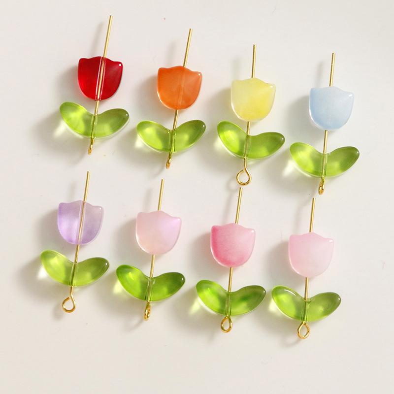 Lampwork  Flower Beads 30Pcs M - Art Craft Flower review and price