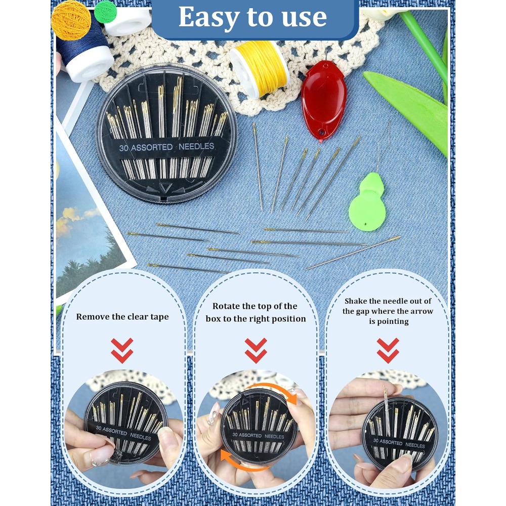 30-Count Steel Hand Sewing Nee - Art Craft Kit review and price