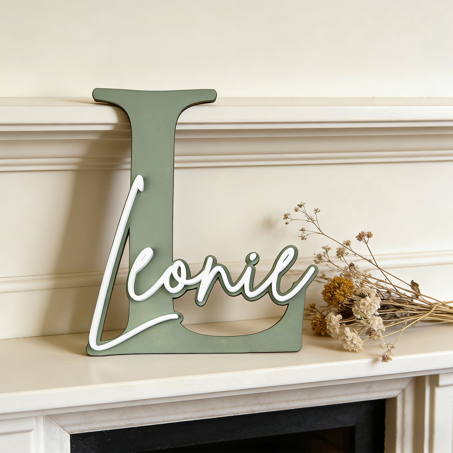 1pc Double-layer Wooden Name D - Art Craft Christmas review and price