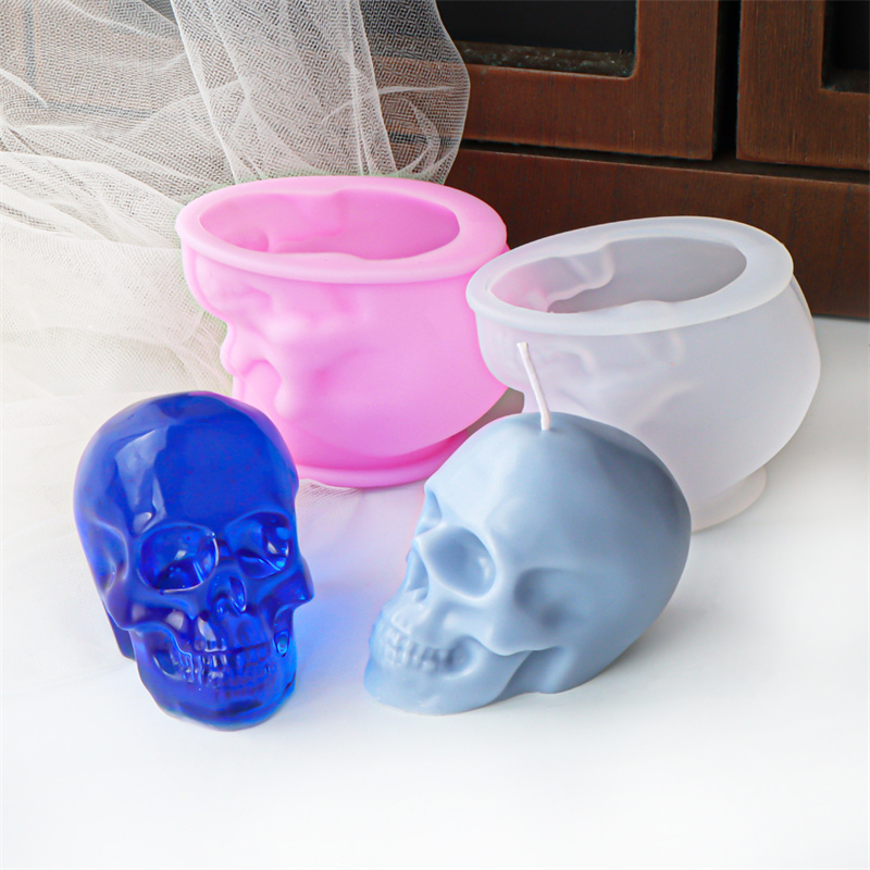 White and Pink Skull Candle Mo - Art Craft Holiday review and price