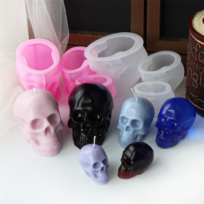 White and Pink Skull Candle Mo - Art Craft Holiday review and price