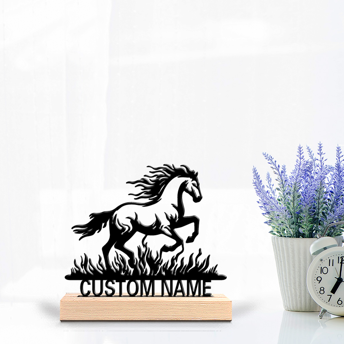 1pc Simple horse Customized Te - Art Craft Horse review and price