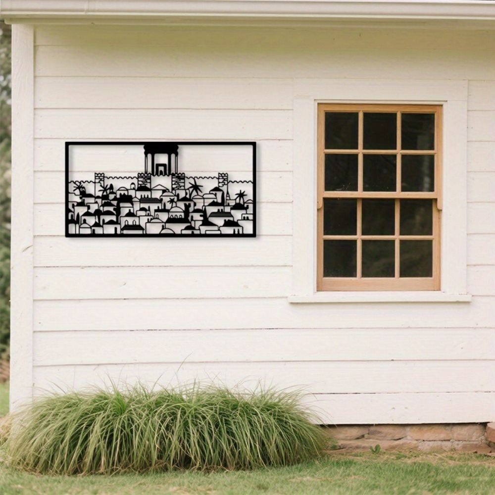 CIFBUY Metal Wall Art Jerusale - Art & Craft Photos review and price