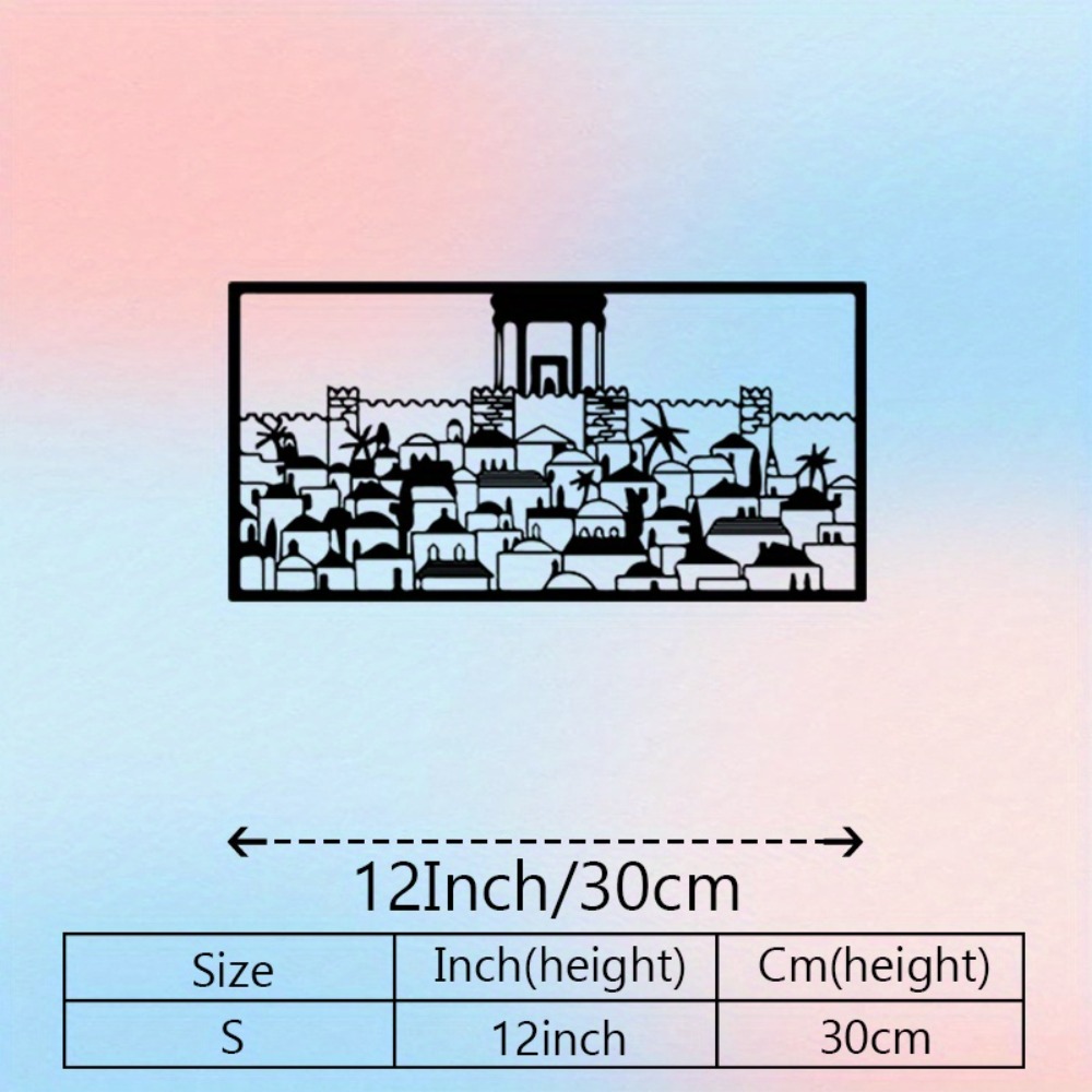 CIFBUY Metal Wall Art Jerusale - Art & Craft Photos review and price